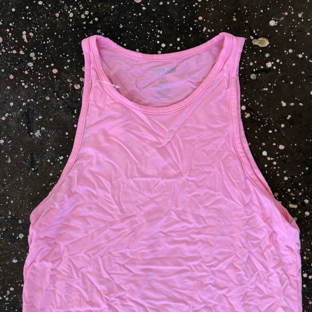 Splits59 Sadie Tank Top Pink Pastel Active Wear XS - Picture 3 of 5